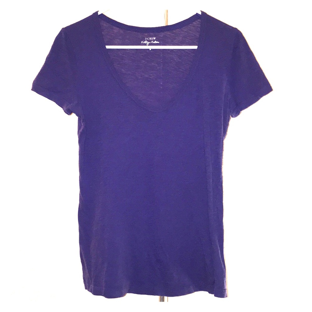J.Crew Vintage Cotton Scoop Neck Tee